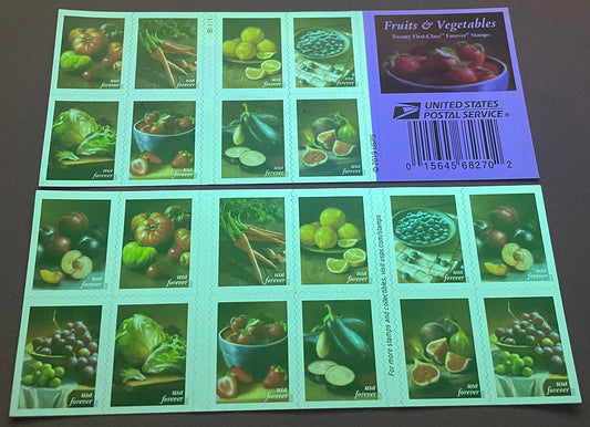 Fruit of vegetables Forever First Class Postage Stamps image 1