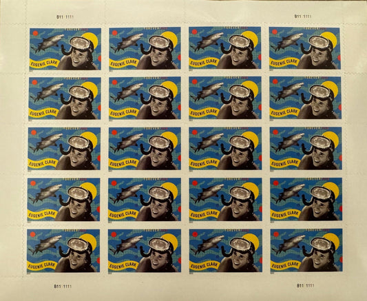 USPS Aquatic Scholar Eugenie Clark Forever First Class Postage Stamps image 1