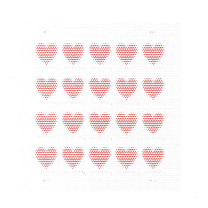 Made of Hearts Forever First Class Postage Stamps image 1