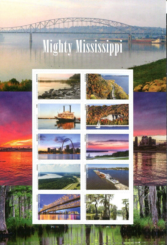 Mighty Mississippi Forever First Class Postage Stamps image 0