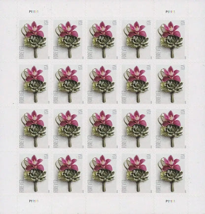 Contemporary Boutonniere Forever First Class Postage Stamps