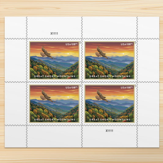 2023 Current Value Great Smoky Mountains Stamps Express Priority Stamps image 0