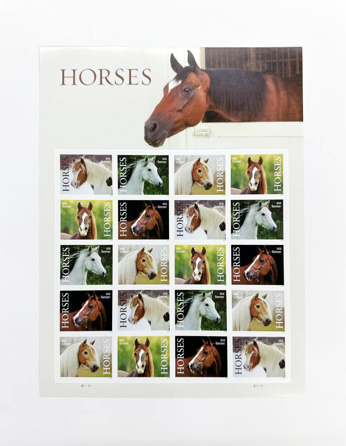 Horse Forever First Class Postage Stamps image 0