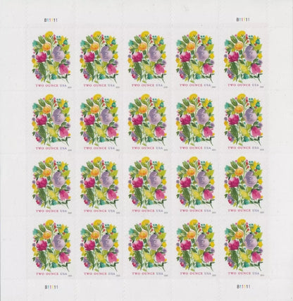 Wedding Blooms Two Ounce Forever First Class Postage Stamps image 0