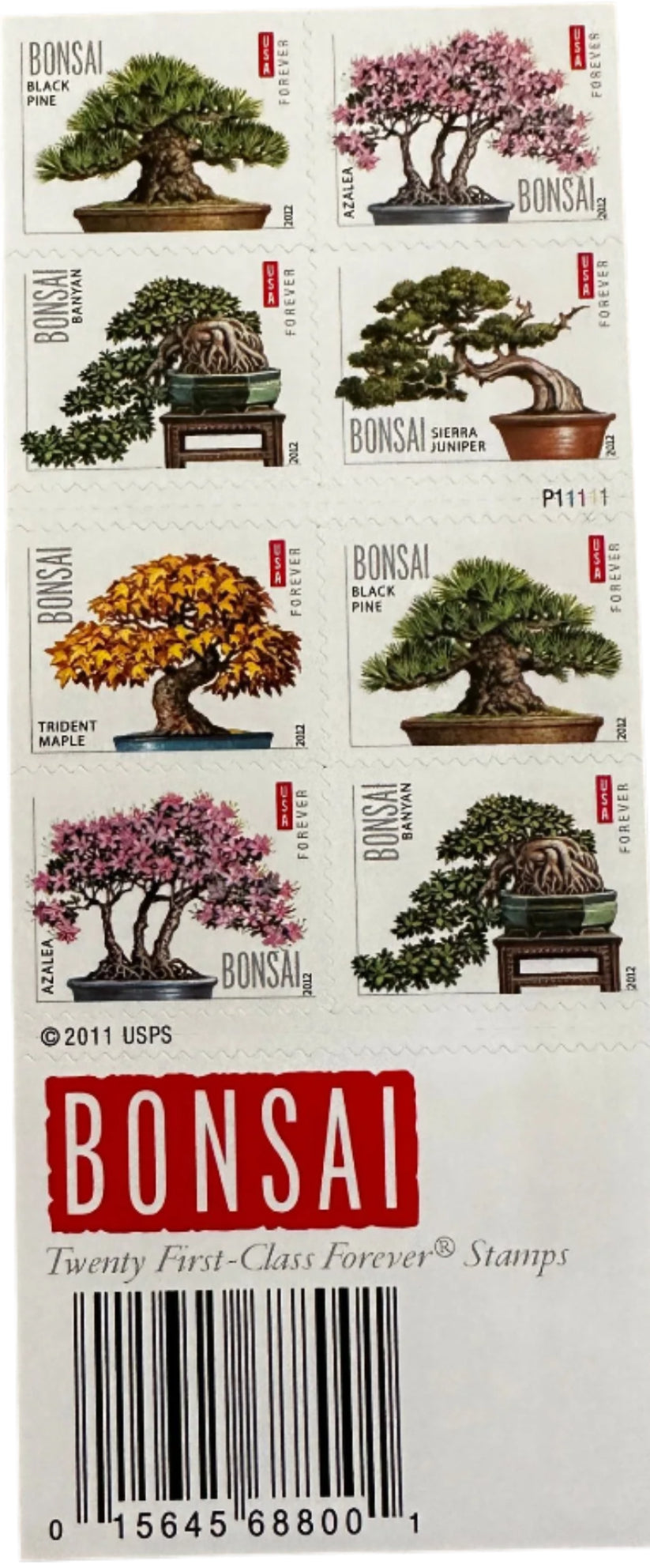 USPS Bonsai Tree Forever First Class Postage Stamps image 1