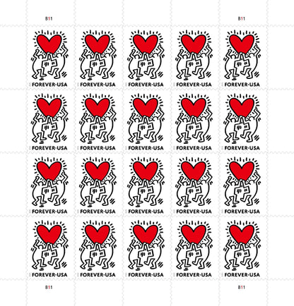 2025 Love Forever First Class Postage Stamps image 0