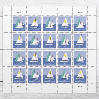 2023 Sailboats Forever Postcard Stamps image 0